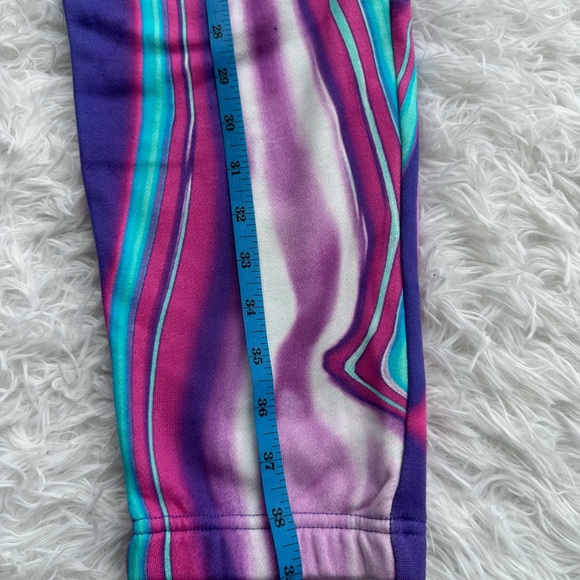 Adidas NWT Trippy Psychedelic Multicolor Drip All Over Print Sweatpants - Picture 9 of 9